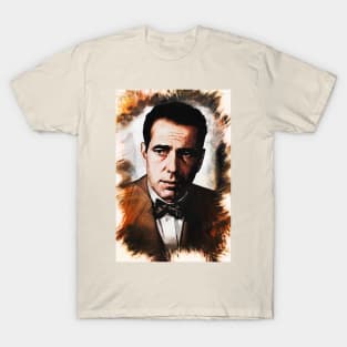 Humphrey Bogart portrait T-Shirt